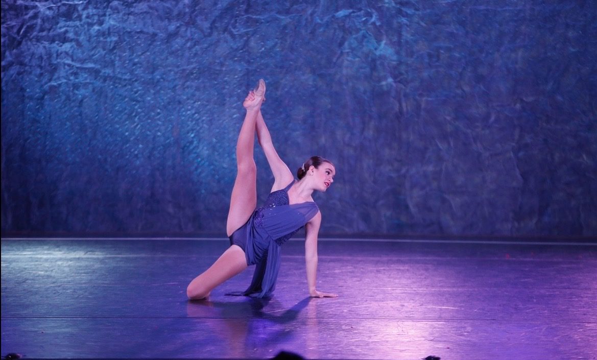 A Fresh Coast Dance soloist performing a lyrical routine